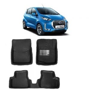 4.5D Car Floor Foot Tray Mats for Redigo  - Black